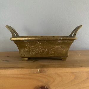 Vintage Solid brass container